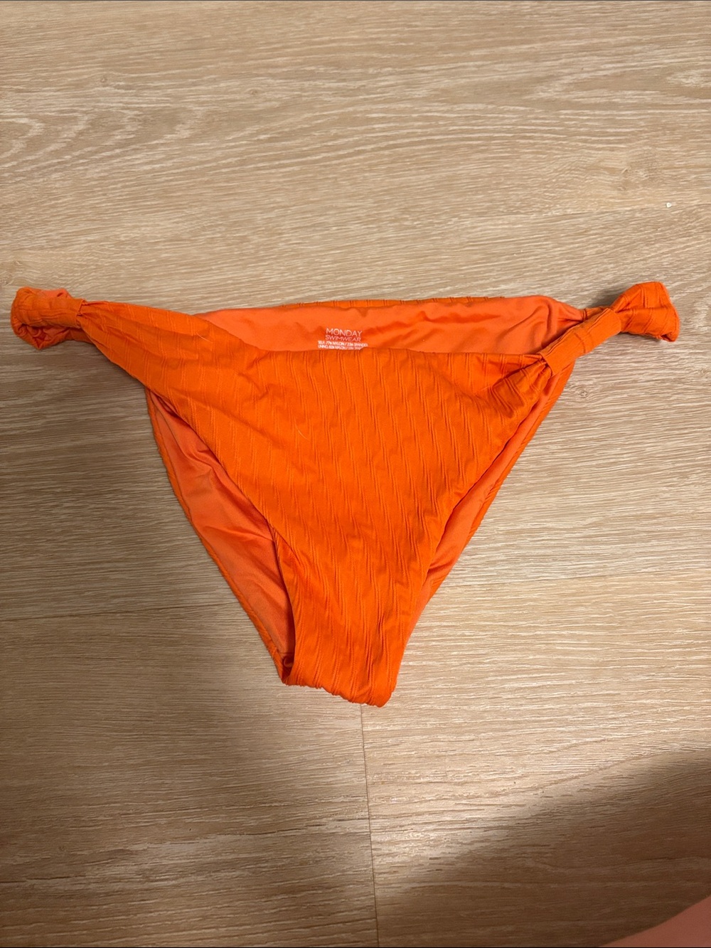 Monday Swimwear Orange Bikini Bottoms